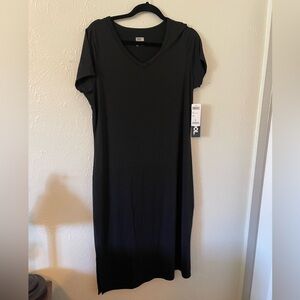 NWT 32 Degrees Black Knee Length Dress